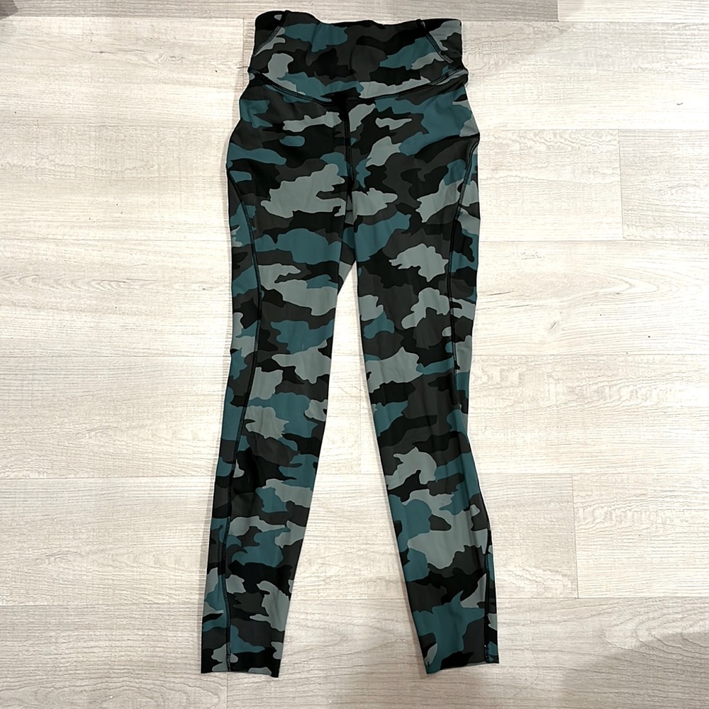 Aqua Camo Lululemon leggings